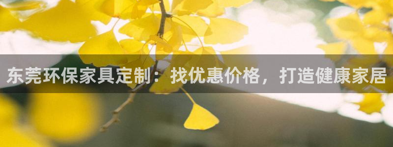 杏耀平台几年了：东莞环保家具定制：找优惠价格，打造健康家居